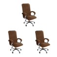 thumbnail image 3 of Wweixi 1/2/3 3pieces Chairs Comfort And Style Plush Office Chair Cover Wear-resistant hypodermal color L 3PCS, 3 of 6