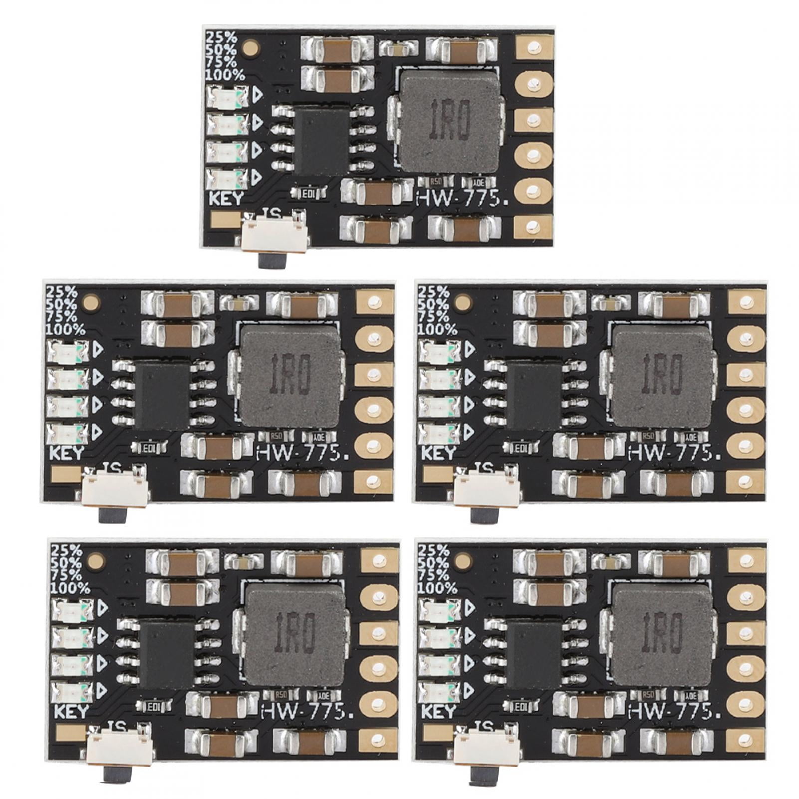 Lipo Battery Module Lipo Battery Boost Battery Discharge Protection 5v Lipo Battery Module 5pcs 2A 5V Lipo Battery Module Power Supply   Mini Charging Board Boost Protection