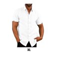 thumbnail image 5 of pitrice Chemise Homme à Simple Boutonnage Été Boutonnée Col Rabattu Polyester Mode Vêtements Cadeau d'Anniversaire Blanc TG 1Set, 5 of 5