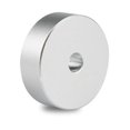thumbnail image 3 of Lefu Aluminum Record Turntable Adapter for 7\" Vinyl Silver Black Center Adapter, 3 of 8