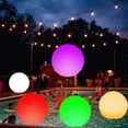 thumbnail image 1 of Dvruxg Lumière Globe Lumières Boule Lumineuse, Rechargeable à Intensité Réglable, Lampe Orbe LED avec Télécommande, Lumières Sphériques d'Extérieur Étanches Lampe d'Ambiance pour Décoration de Maison Jardin Patio Fête, 1 of 5