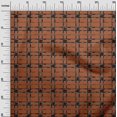 thumbnail image 2 of oneOone Cotton Flex Fabric Check Ikat Print Sewing Fabric BTY 40 Inch Wide, 2 of 4