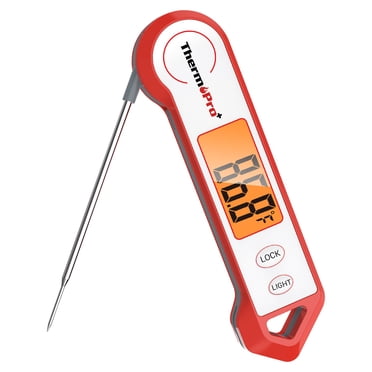 ThermoPro TP19HW Waterproof Meat Thermometer with Magnet, LED Display and Stainless Steel Probe