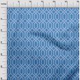 thumbnail image 3 of oneOone Rayon Medium Blue Fabric Geometrical Fabric For Sewing Printed Craft Fabric By The Yard 56 Inch Wide, 3 of 4