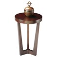thumbnail image 1 of Butler Specialty Round Accent Table In Merlot, 1 of 4