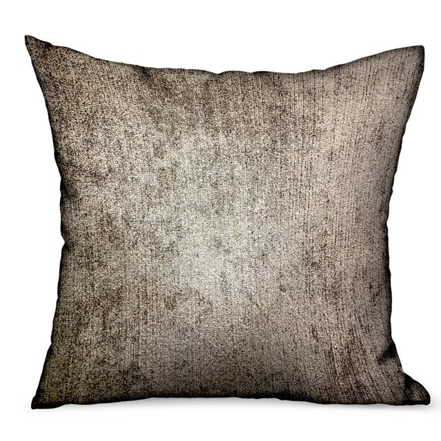 Plutus Coussin de Luxe Extérieur/intérieur Double Face Ciel Brun 18 Pouces x 18 Pouces