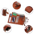 thumbnail image 3 of Small Wallet for Women Leather Bifold Card Holder RFID Blocking with Zipper Coin Pocket, 3 of 7