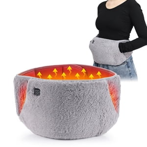 Dvkptbk Portable Cordless Heating Pad for Back Pain Relief for Cramps and Menstrual, Back and Belly Heating Pad, Heated Waist Belt for Abdominal, Birthday Gifts for Women Mom Dad