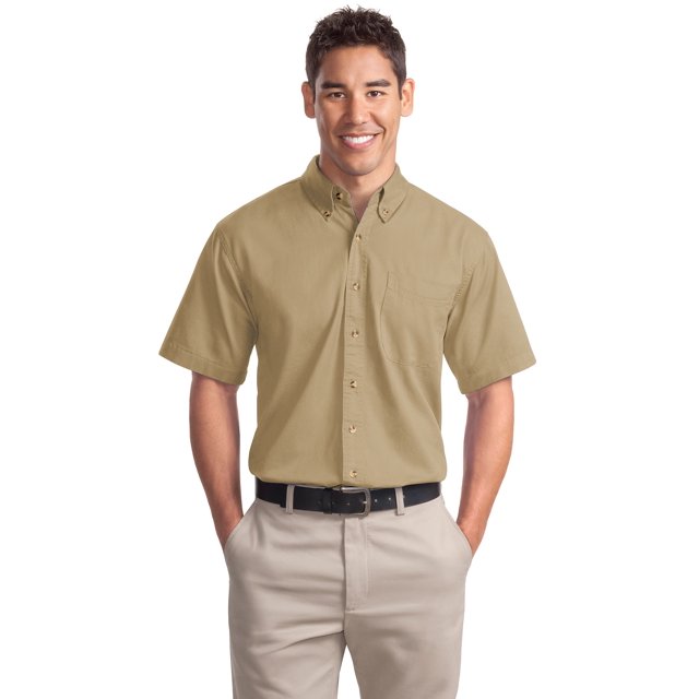 Port Authority Chemise à Manches Courtes en Sergé pour Hommes S500T