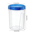 thumbnail image 3 of Multi Pc Plastic Food Preservation Box Set - Airtight Food Storage Containers Microwave & Dishwasher Safe Stackable Kitchen, JKODE, 3 of 8