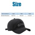 thumbnail image 3 of Unisex Embroidered Baseball Caps, UPF Sun Protection Adjustable Dad Hat for Running, Workout and Outdoor Activities, Vintage Washed Cotton Casual Style, 3 of 5