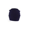 thumbnail image 1 of Long Knit Beanie Ski Cap Hat in Navy Blue, 1 of 2