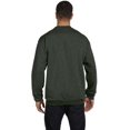 thumbnail image 2 of Champion Chandail Molletonné Éco Double Dry pour Homme, m, Vert Foncé Chiné, 2 of 5