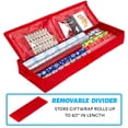 thumbnail image 3 of Wrapping paper storage organizer bag - Fits up to 40” gift wrap Rolls, 3 of 10