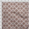 thumbnail image 5 of oneOone Jersey en Viscose Brun Tissu Mosaïque Matière de Robe Tissu Imprimé Tissu au Mètre 60 Pouces de Large, 5 of 5