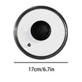 thumbnail image 2 of Sentmoon Christmas Decorations Indoor Christmas Decorations Indoor Universal Glass Lid With Sturdy Handle For Frying Pan Tempered Glass Lid Transparent And Thickened, 2 of 2