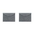 thumbnail image 4 of Youkk Convenient File Document Bag Store And Sort With Ease Easy Access To Supplies Felt Folder Organizer grey 2Set, 4 of 6