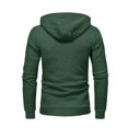 thumbnail image 4 of MesaSe Mens Hooded Sweater Coat With Solid Color Zipper Pocket In Autumn And Winter, 4 of 5