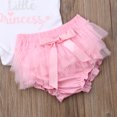 thumbnail image 4 of Kmbangi Ensemble d'Été pour Bébé Filles, Barboteuse à Manches Courtes + Shorts Unis + Bandeau, 4 of 8