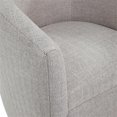 thumbnail image 4 of Comfort Pointe Fauteuil d'Appoint Pivotant en Tissu Polyester Beige Avoine de Mer Lynton, 4 of 7
