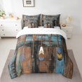 thumbnail image 2 of YST Lake House 7Pcs Comforter Set, Colorful Lake Paddles Bedding, Full Size, 2 of 5