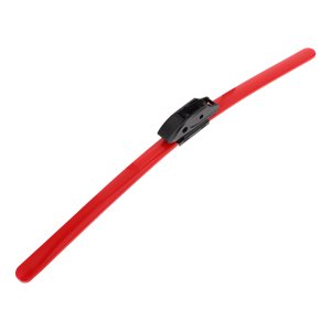 Raindrops Universal Automotive Wiper Blades Red Frameless Design Tranquille Fonctionnement lisse