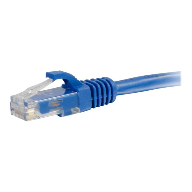 C2G 25ft Cat6a Snagless Unshielded (UTP) Network Patch Ethernet Cable-Blue - Patch cable - RJ-45 (M) to RJ-45 (M) - 25 ft - UTP - CAT 6a - molded, snagless - blue