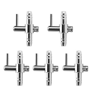 Fish Tank Air Tube Distributor, durable 5Pcs Fish Tank Air Pump Regulating Valve, Fish Store for Fish Tank Household Aquarium