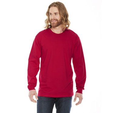 American Apparel T-Shirt à Manches Longues en Jersey Fin Unisexe