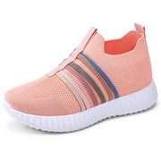 Fgnfyis Women's Sneakers Comfortable Athletic Shoes for Casual and Sports Activities with Breathable Mesh Design and Easy on Style for All Seasons Sneakers for Women Pink