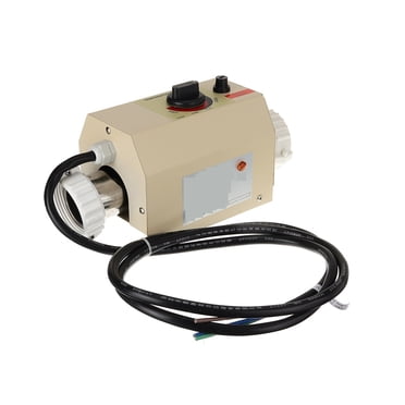 3.3KW Electric Pool Heater Winter Swimming Pool SPA Hot Tub Bath Water Heater Thermostat Heating for Hot Bath Outdoor SPA ,Dry Burning Prevention