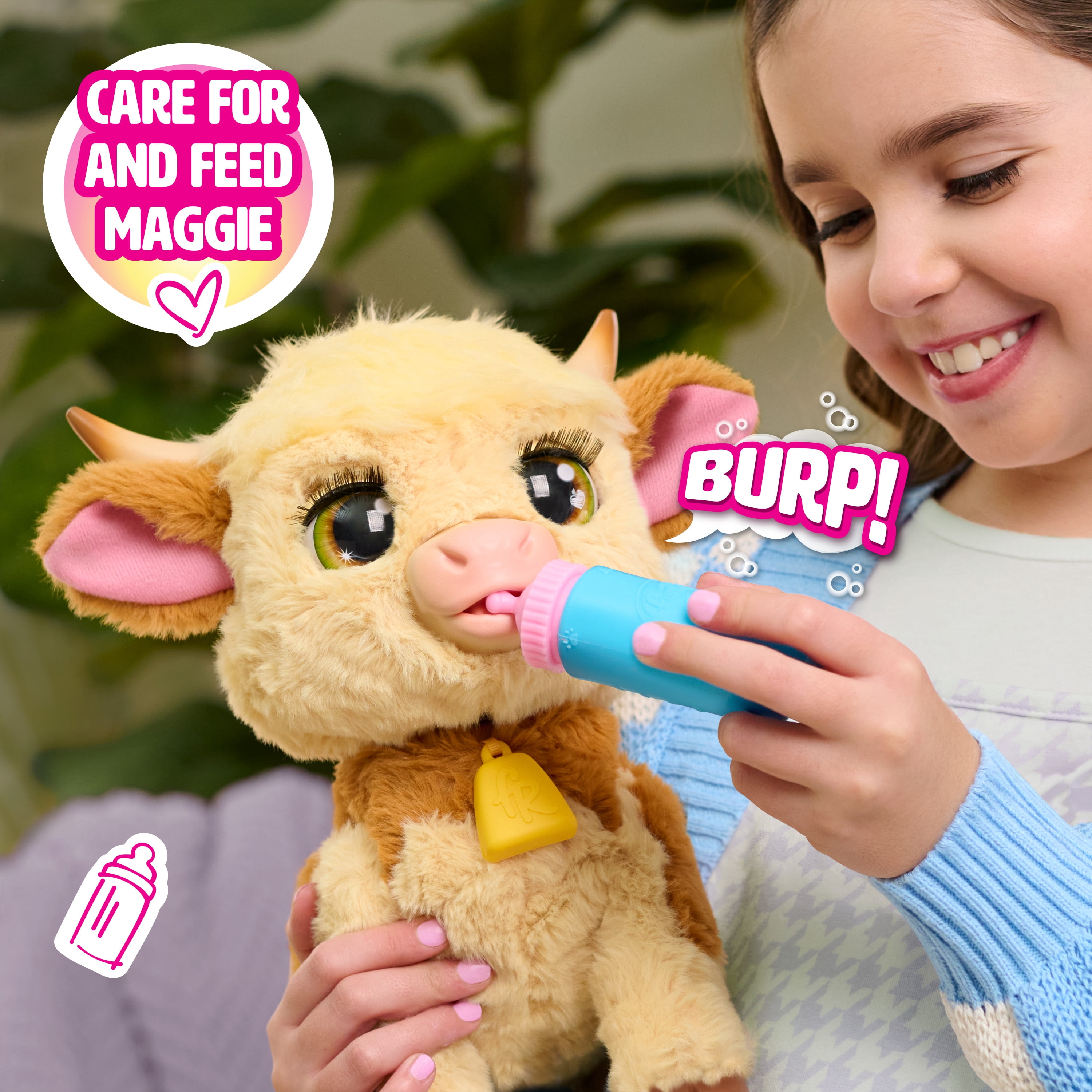 Jouet interactif à l’effigie de la vache Maggie de FurReal, plus de 50 sons et réactions, jouets pour enfants de 4 ans et plus par Just Play