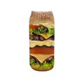 thumbnail image 2 of LSLJS Mode Homme Femme Amusant Imprimé Hamburger Frites Coton Absorbant la Sueur Section Courte, 2 of 2
