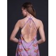 thumbnail image 2 of Bimba Robe de Plage d'Été pour Femmes à Dos Nu Imprimé Floral - Très Grande Taille, 2 of 6
