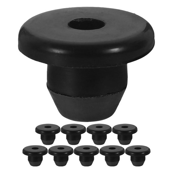 KAKOWELY 10Pcs Rubber Oil Plug Rubber Hydraulic Filler Bung Floor Oil Filler Plug Hydraulic Bung Plug Oil Filler Plugs for Replacement,0.55X"X0.55"X0.43"