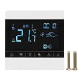 thumbnail image 1 of Thermostat LCD Fan Coil Air Conditioner Panel Switch Household Smart Temperature Controller AC 220V, 1 of 14