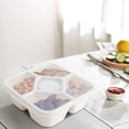 thumbnail image 4 of Yhmxh Boîte à Lunch pour Enfants Gadgets de Cuisine Boîte Bento Contenants à Collation avec 5 Compartiments pour Préparation de Repas École Voyage Contenant Lunchable Contenants à Lunch Réutilisables Bentgo Boîte à Lunch, 4 of 5