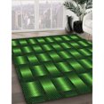 thumbnail image 3 of Ahgly Tapis Rectangulaire Lavable en Machine Intérieur Transitionnel Vert Forêt Foncé, 2 Pieds x 5 Pieds, 3 of 7