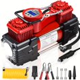 thumbnail image 1 of Twin Cylinder Air Compressor, 12V Portable Heavy Duty Tire Inflator With Digital Gauge, 1 of 4