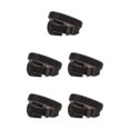 thumbnail image 2 of Decodeary Large Application Ceinture Strass Ceinture Western pour les Parties Bars et Concerts Modifier Ligne de Taille Noir 125cm 5Set, 2 of 6
