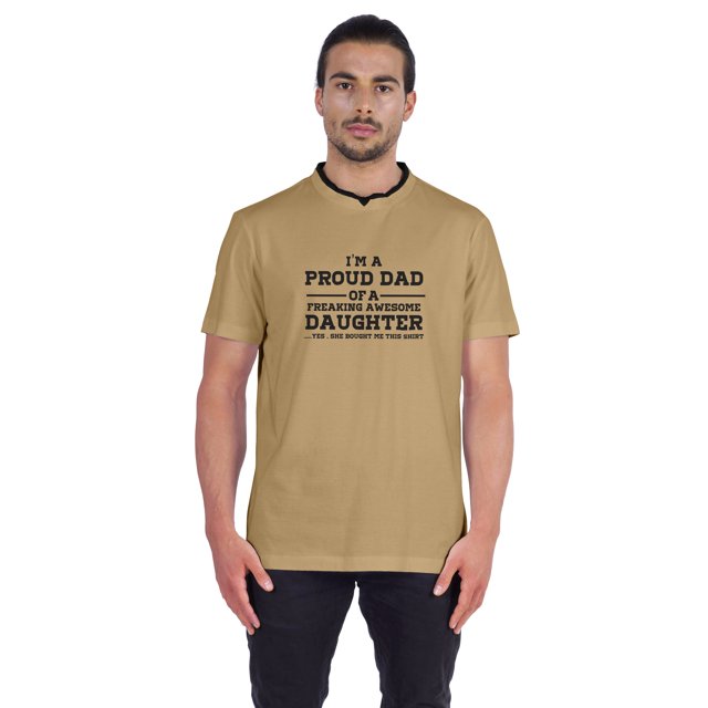 Inkmeso Graphique pour Homme Je Suis le Papa Fier d'Une Fille Incroyablement Géniale