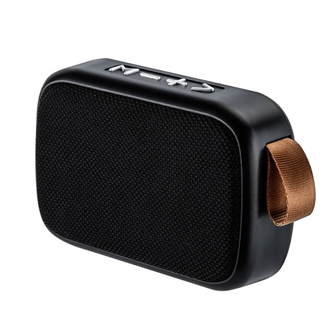 jesticaly Bluetooth 4.2 Speaker Outdoor Wireless Sound Box Handsfree Call Rechargeable Speaker Plastic Sound Box Support black 1Set