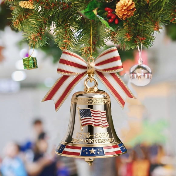Lisbinx USA 250th Anniversary Clock 2D Acrylic Pendant, Durable Lightweight Home Decor, Ideal for Gifting and Collecting, Celebrate Two and a Half Centuries of Innovation