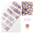 thumbnail image 1 of mmirethe Rhinestones Flat-Bottom Multi-faceted Sides DIY Handcraft Excellent Gloss Manicure Crystal Different Styles Mobile Phone Pink AB, 1 of 6