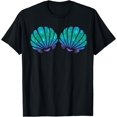 thumbnail image 1 of Mermaid Sea Shell Bra Costume T-Shirt - Black - 3XL, 1 of 2