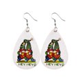 thumbnail image 1 of Heliisoer Boucles d'Oreilles pour Femmes, Mode, Saint-Patrick, Vert, Forme Goutte, Imprimées, Clous d'Oreilles, 1 of 1