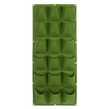 Agiferg Vertical Greening Hanging Wall Garden Plant Pot Bag Planter 9/18 Pocket