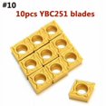 thumbnail image 1 of 10pcs 40 Types CNC Carbide Tips Inserts Blade Cutter Lathe Turning Tool + Box TU, 1 of 1