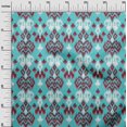 thumbnail image 2 of oneOone Cotton Poplin Fabric Paisley Ikat Print Sewing Fabric BTY 42 Inch Wide, 2 of 4