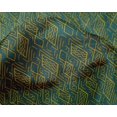 thumbnail image 4 of oneOone Silk Tabby Fabric Swirl & Geometric Block Print Fabric By Yard 42 Inch Wide, 4 of 4